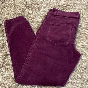Maurices Purple Skinny Jeans with Tapered Leg